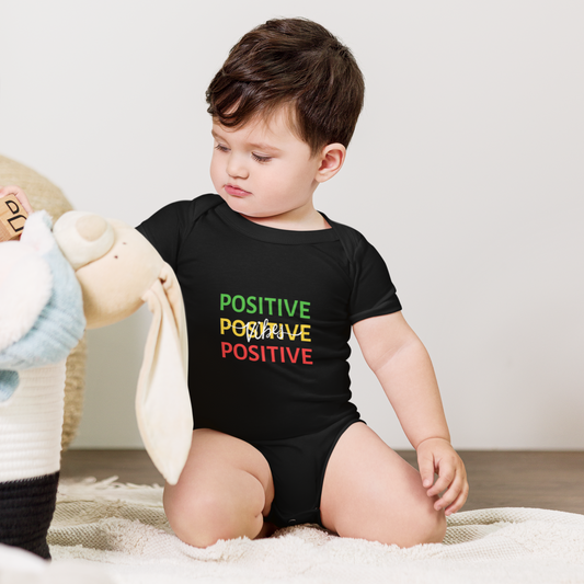 “Keep it Positive” Baby short sleeve one piece