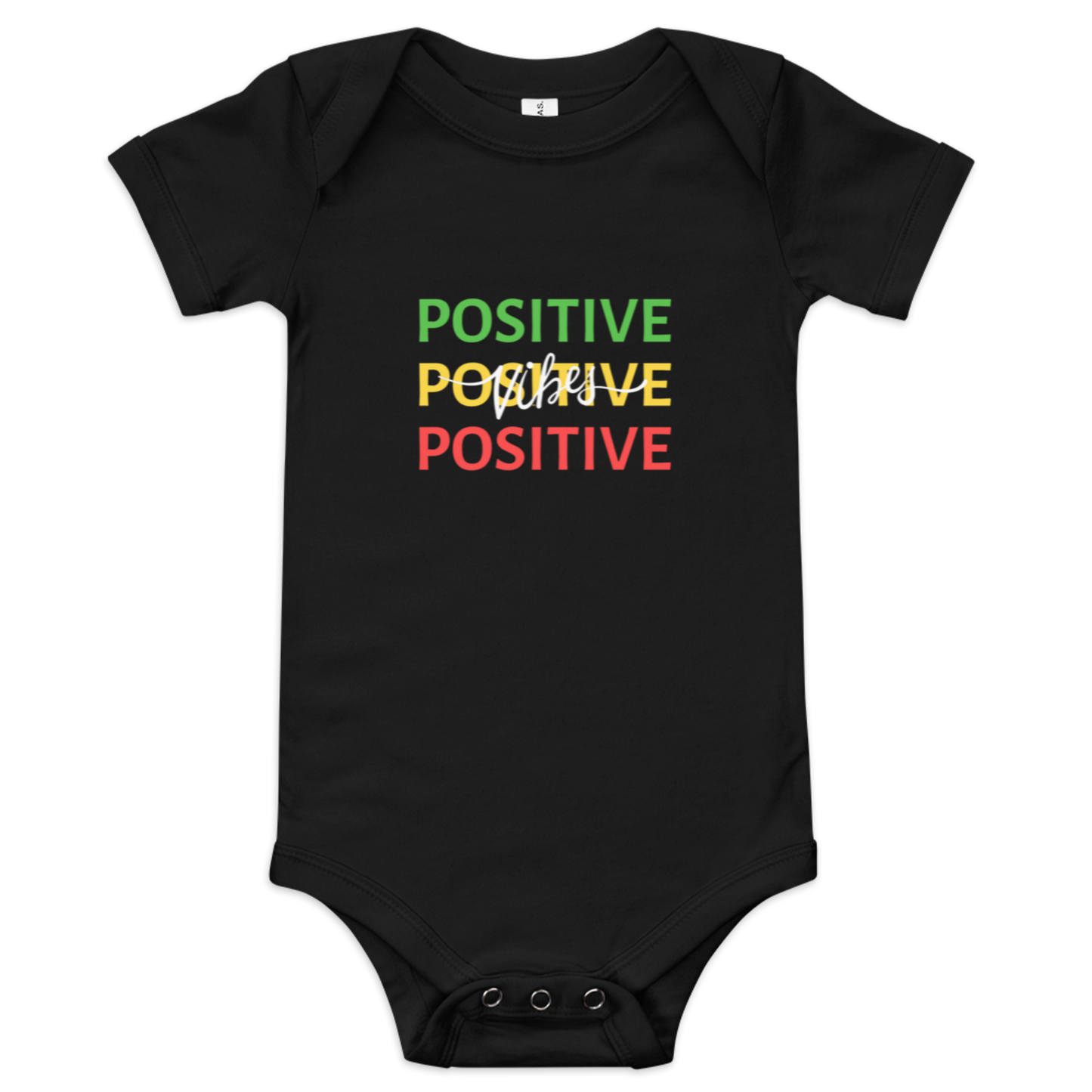 “Keep it Positive” Baby short sleeve one piece