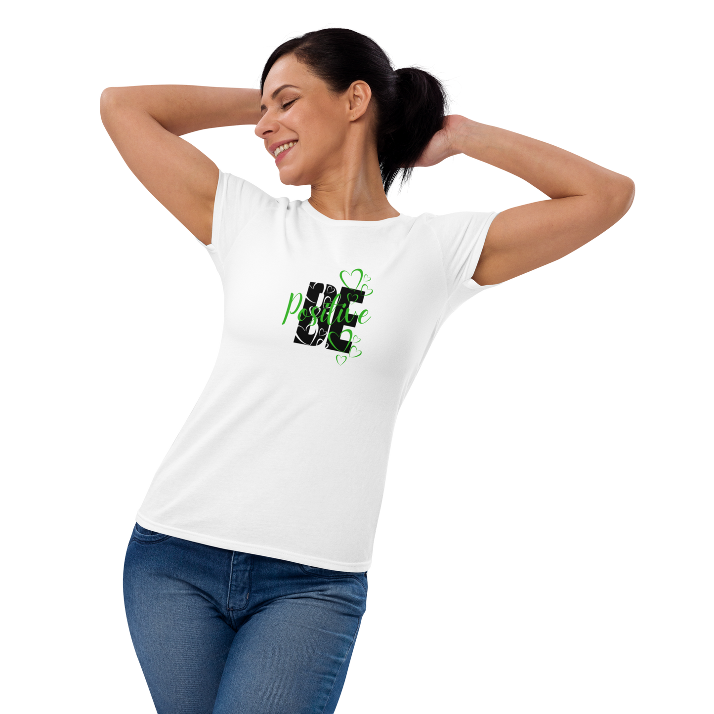 “Be Positive” Women's short sleeve t-shirt