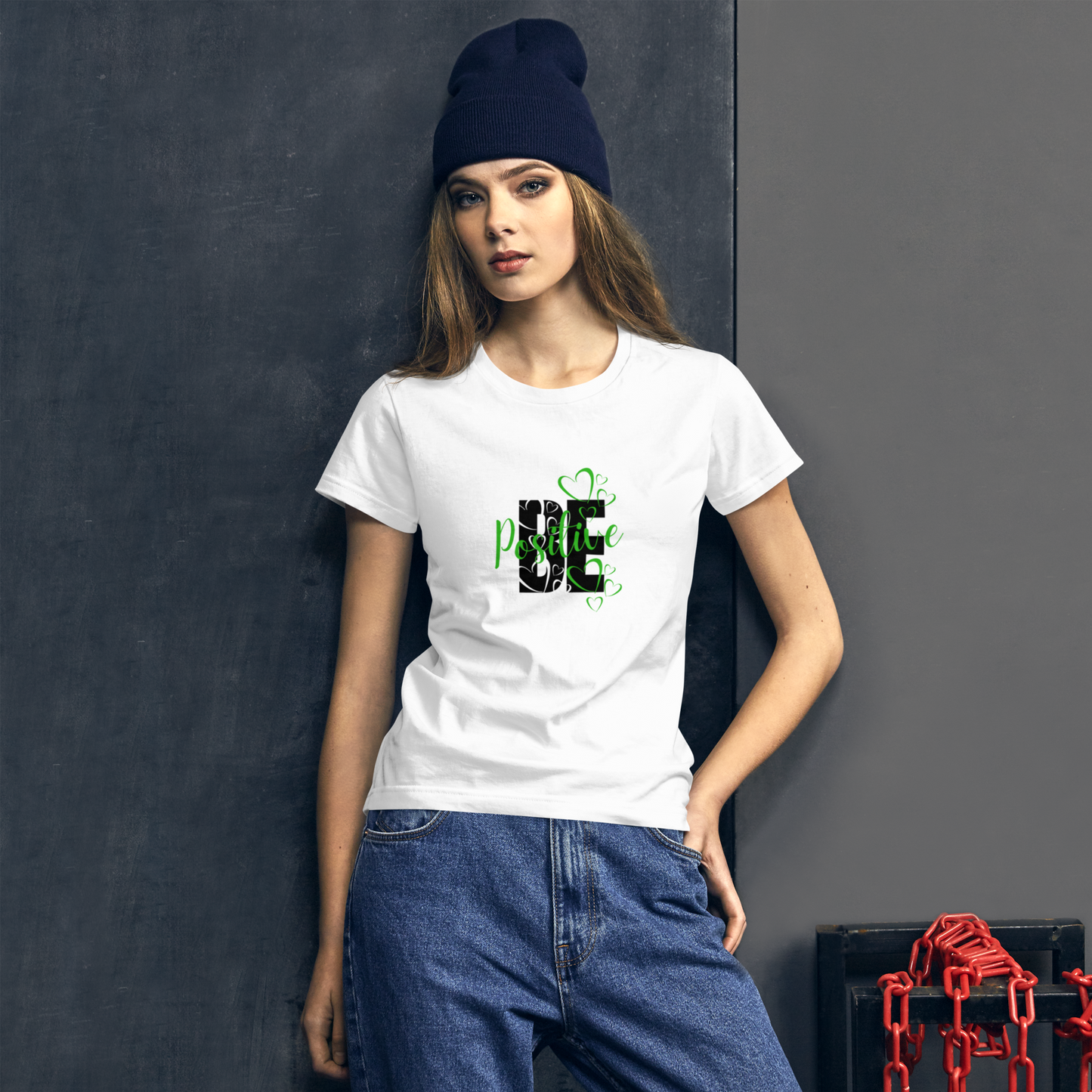 “Be Positive” Women's short sleeve t-shirt