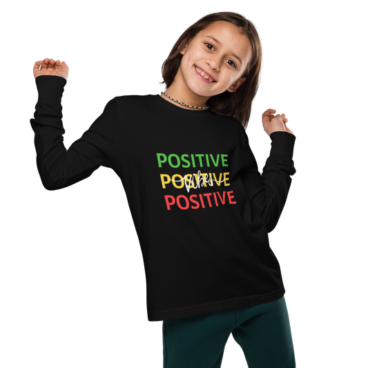 “Keep it Positive” Youth long sleeve tee